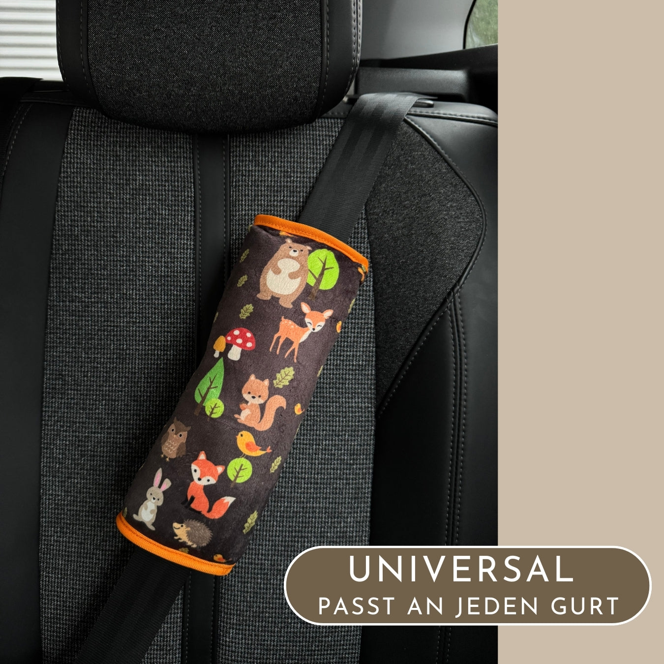 Auto Schlafkissen Waldtiere