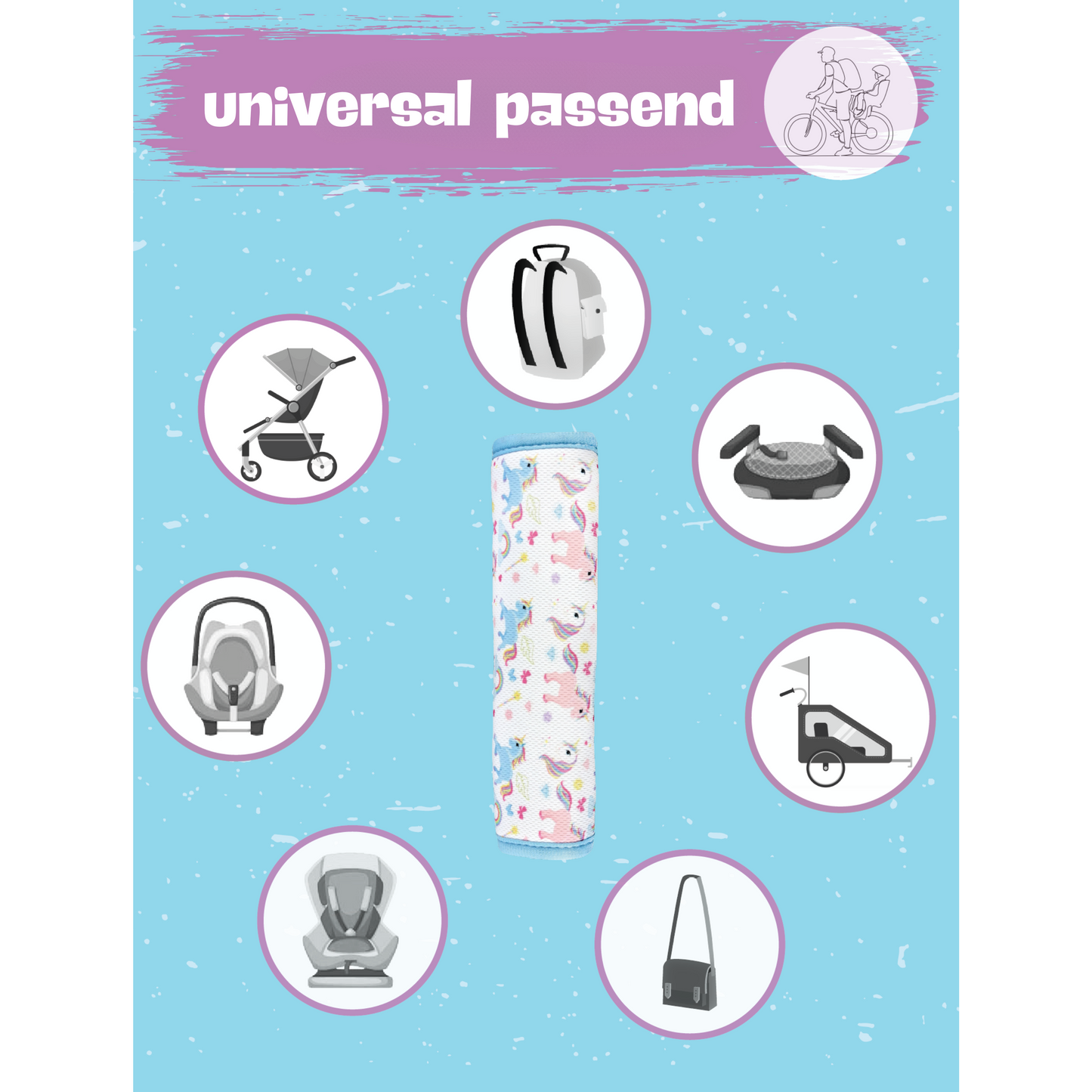 Auto Gurtschutz Einhorn