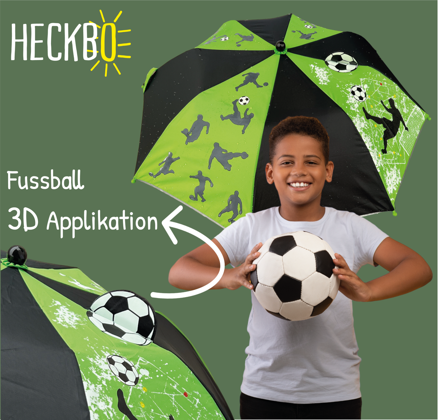 Magic Regenschirm Fussball 3D