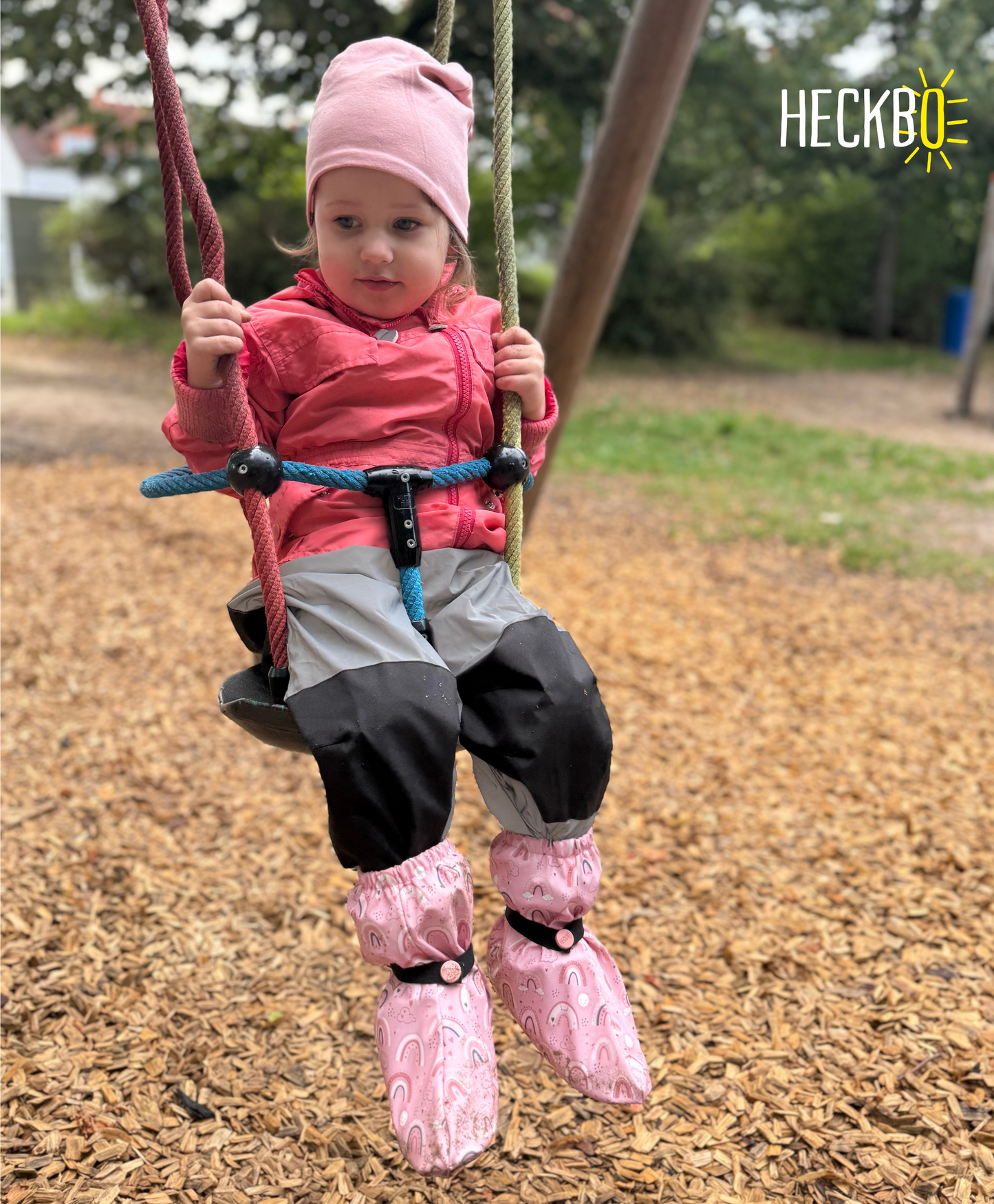 Füßlinge ohne Innen-Futter - Regenbogen