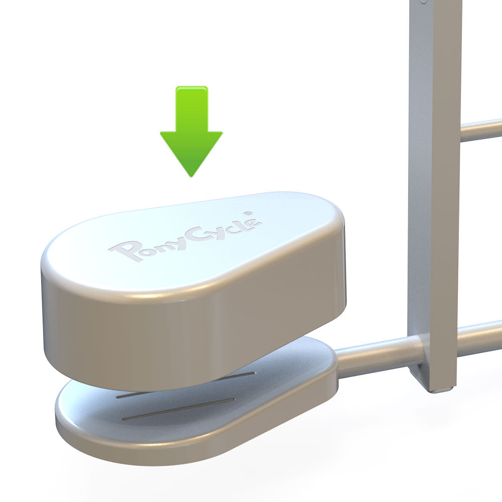 Pedalauflage Model U  - weiß