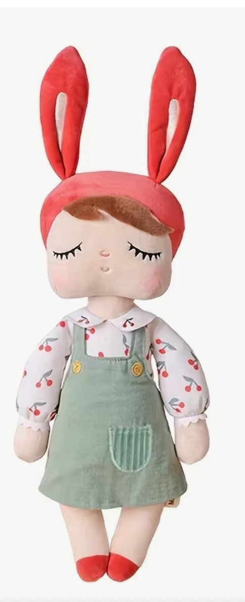 Kuschelpuppe mit Hasenohren