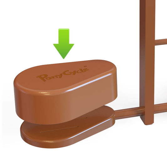 Pedalauflage Model U - Braun