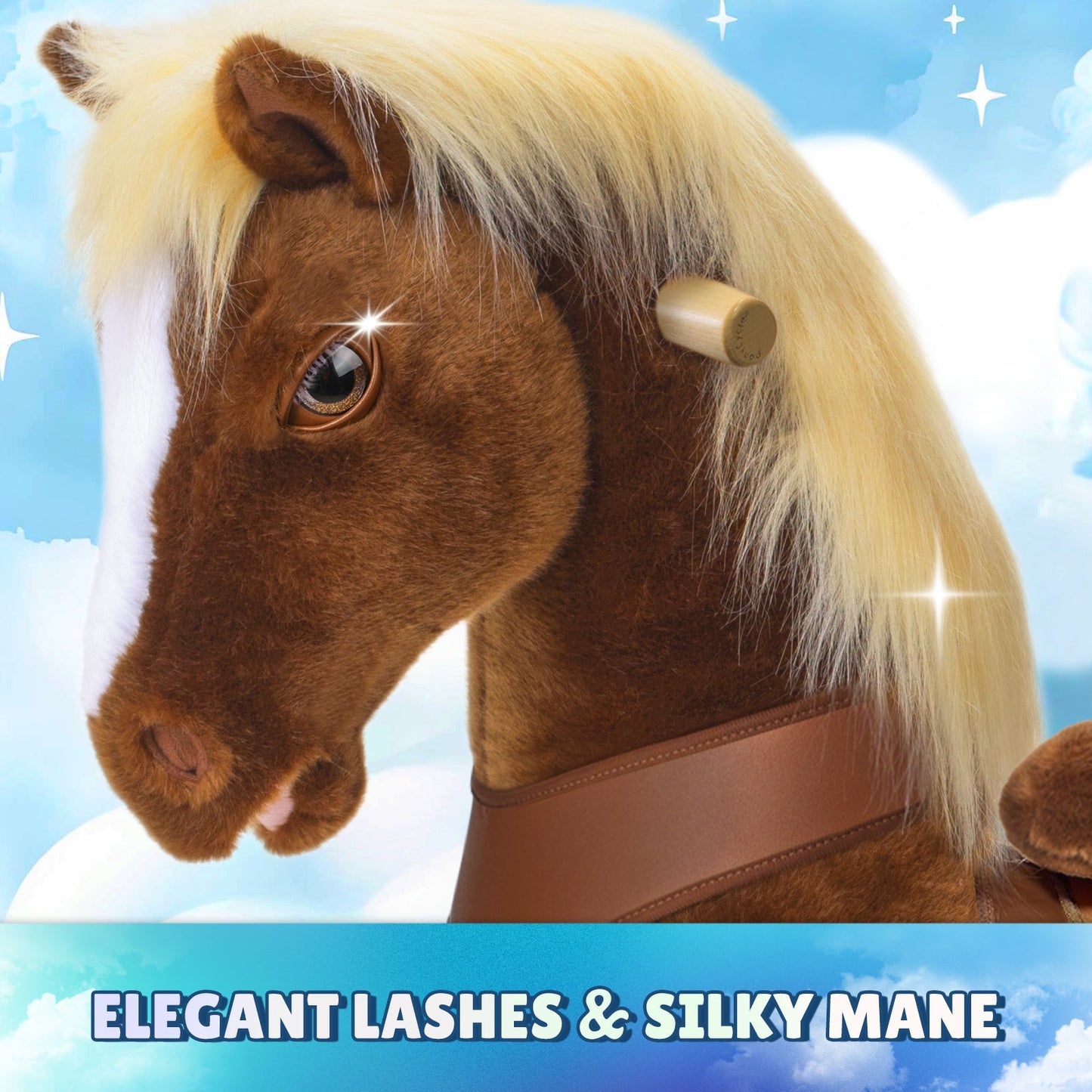 Modell Y®, braunes Reitpferd, Spielzeug für 3–4 Jahre