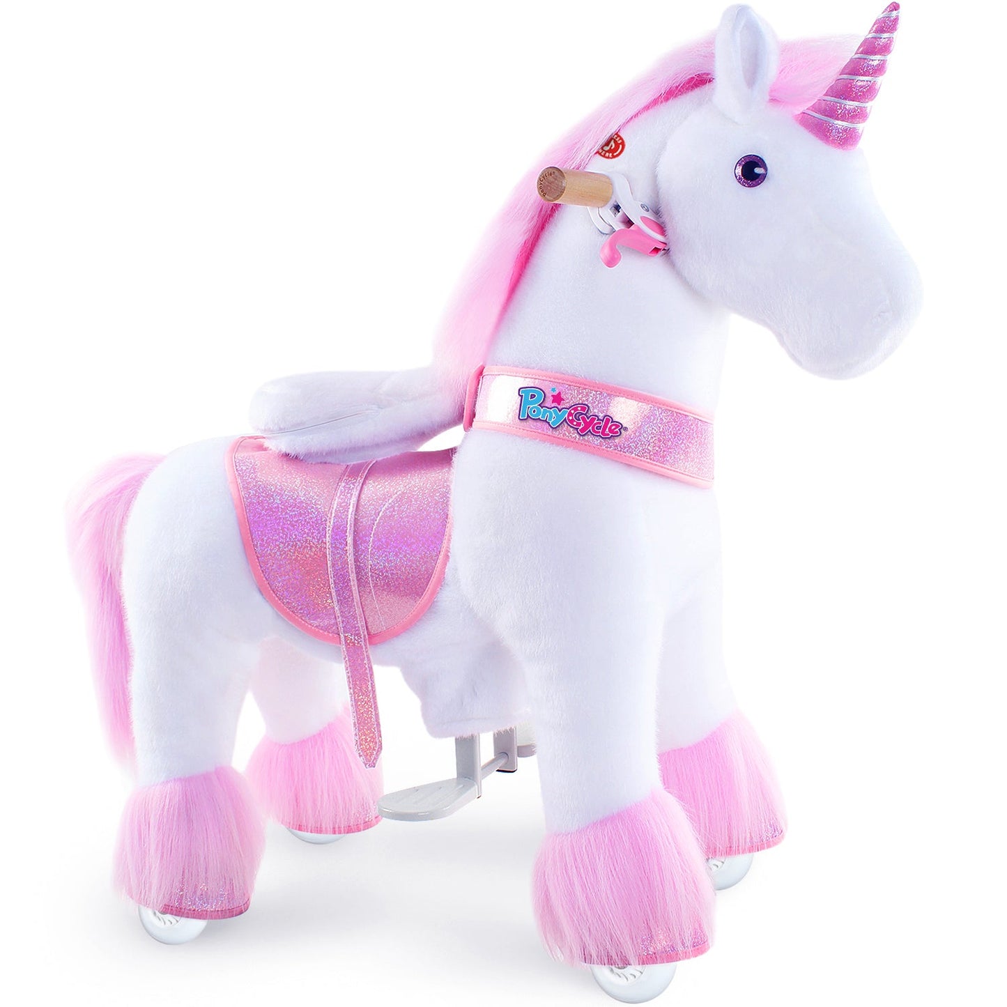 Aufsitz Plüsch Einhorn 3-4 Jahre Pink