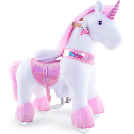 Aufsitz Plüsch Einhorn 3-4 Jahre Pink