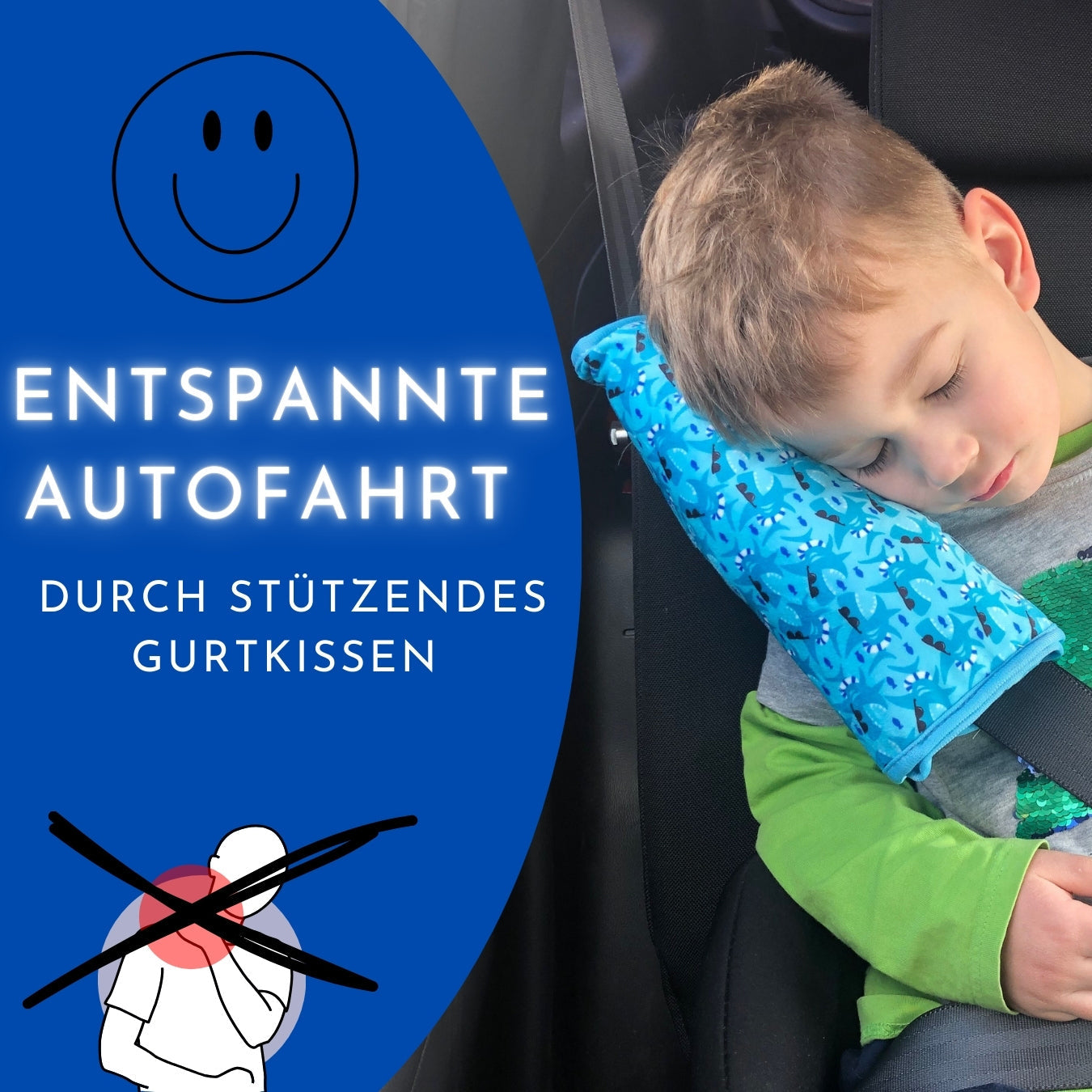 Auto Schlafkissen Hai