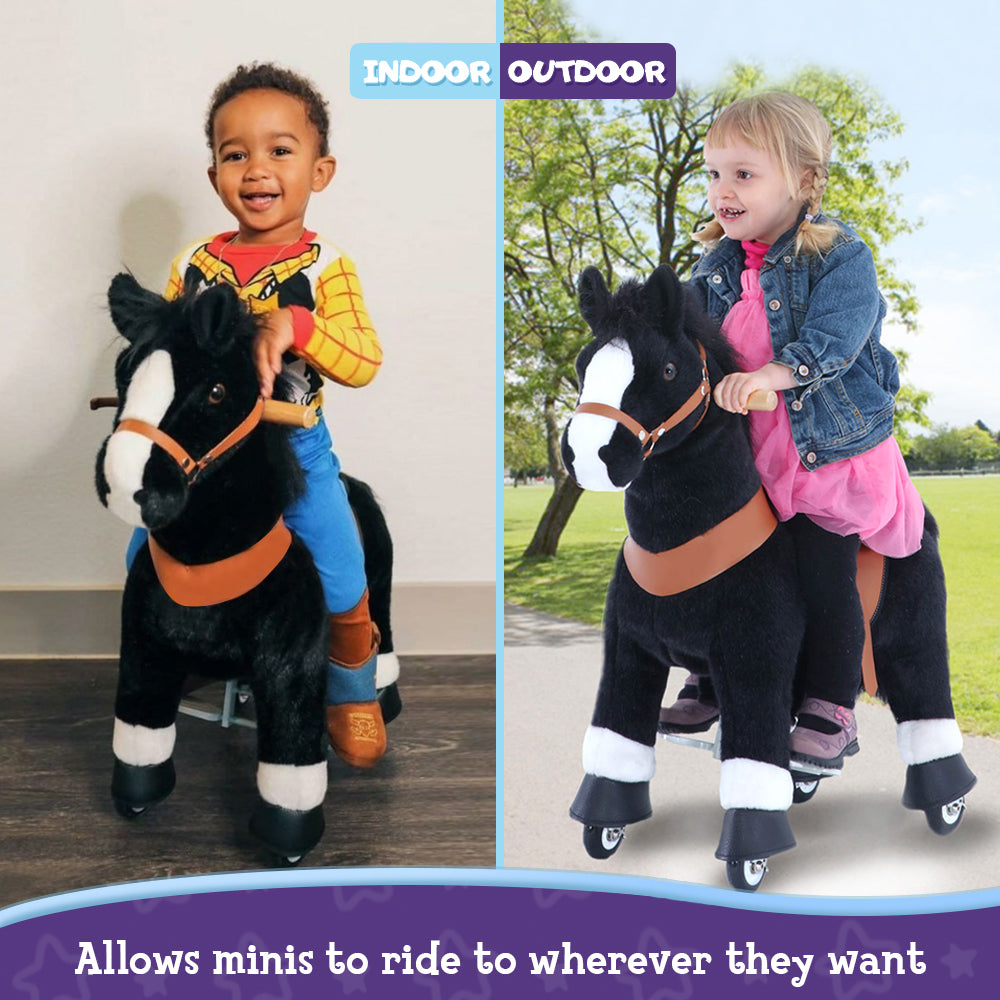 Aufsitzpony 3-4 Jahre schwarz