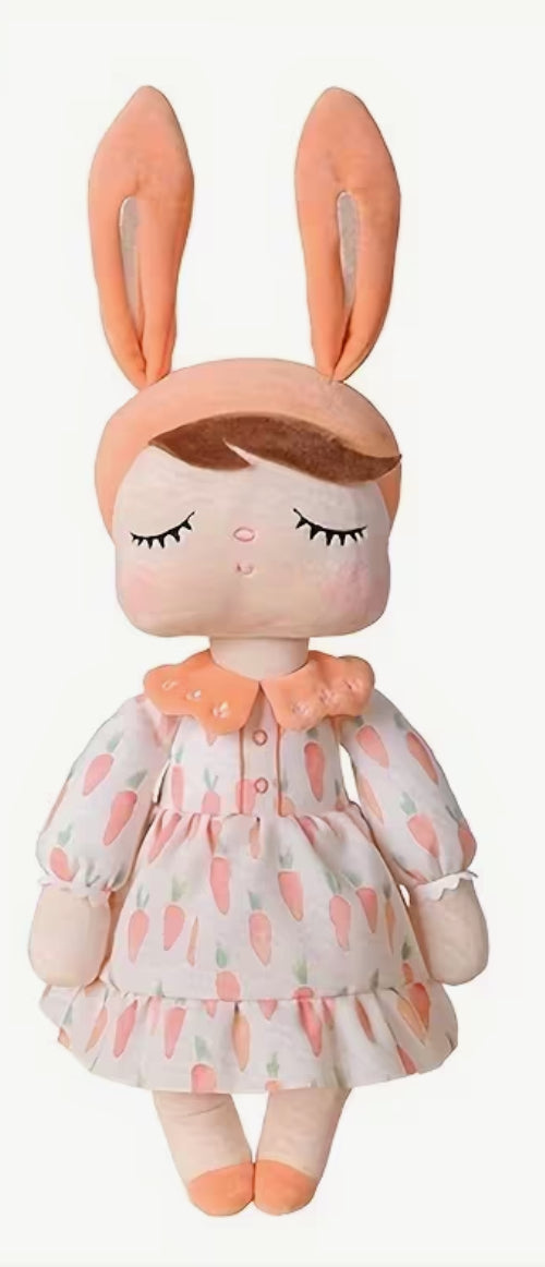 Kuschelpuppe mit Hasenohren