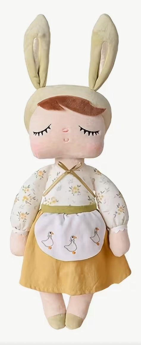 Kuschelpuppe mit Hasenohren