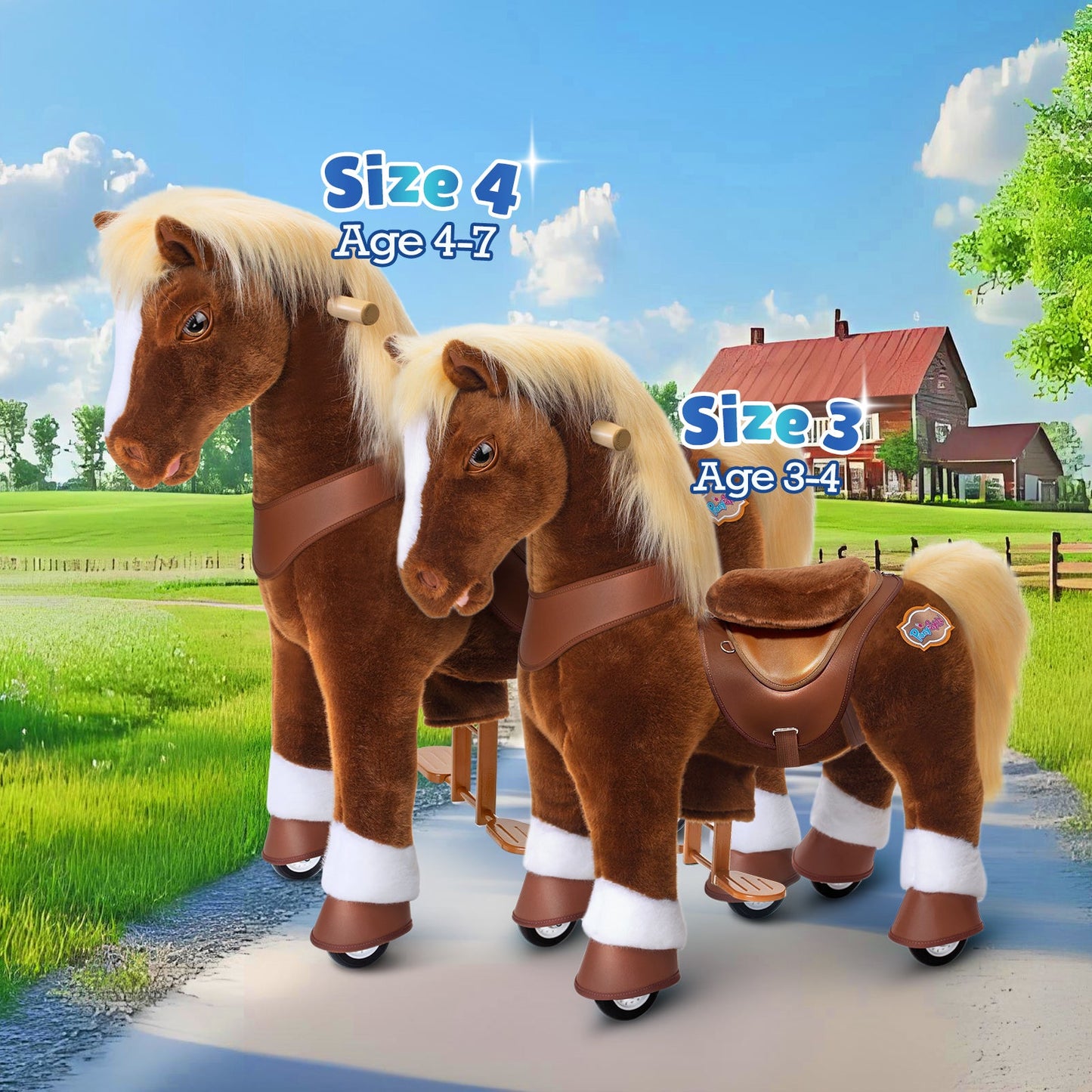 Modell Y®, braunes Reitpferd, Spielzeug für 4–7 Jahre