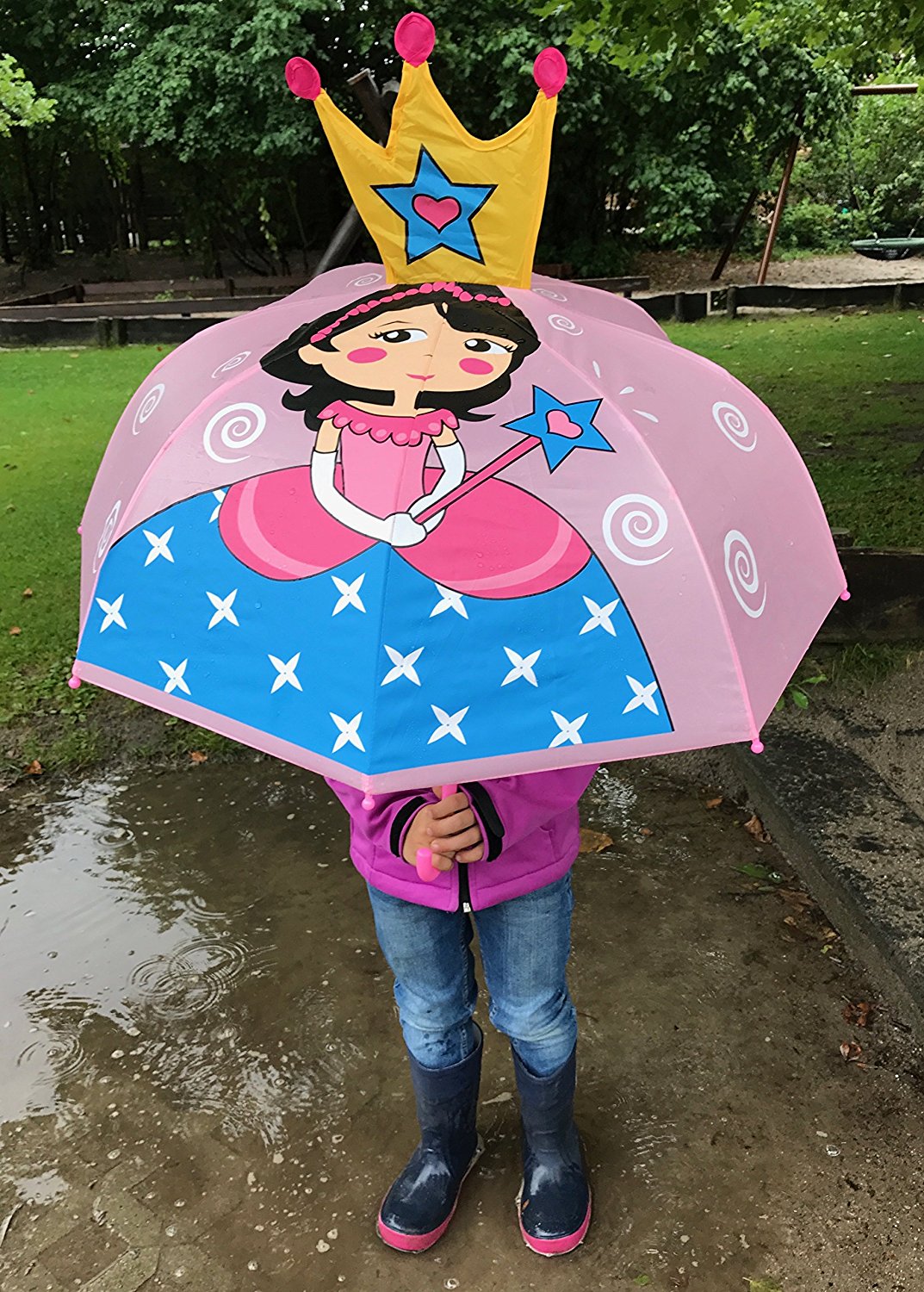 Regenschirm Prinzessin rosa