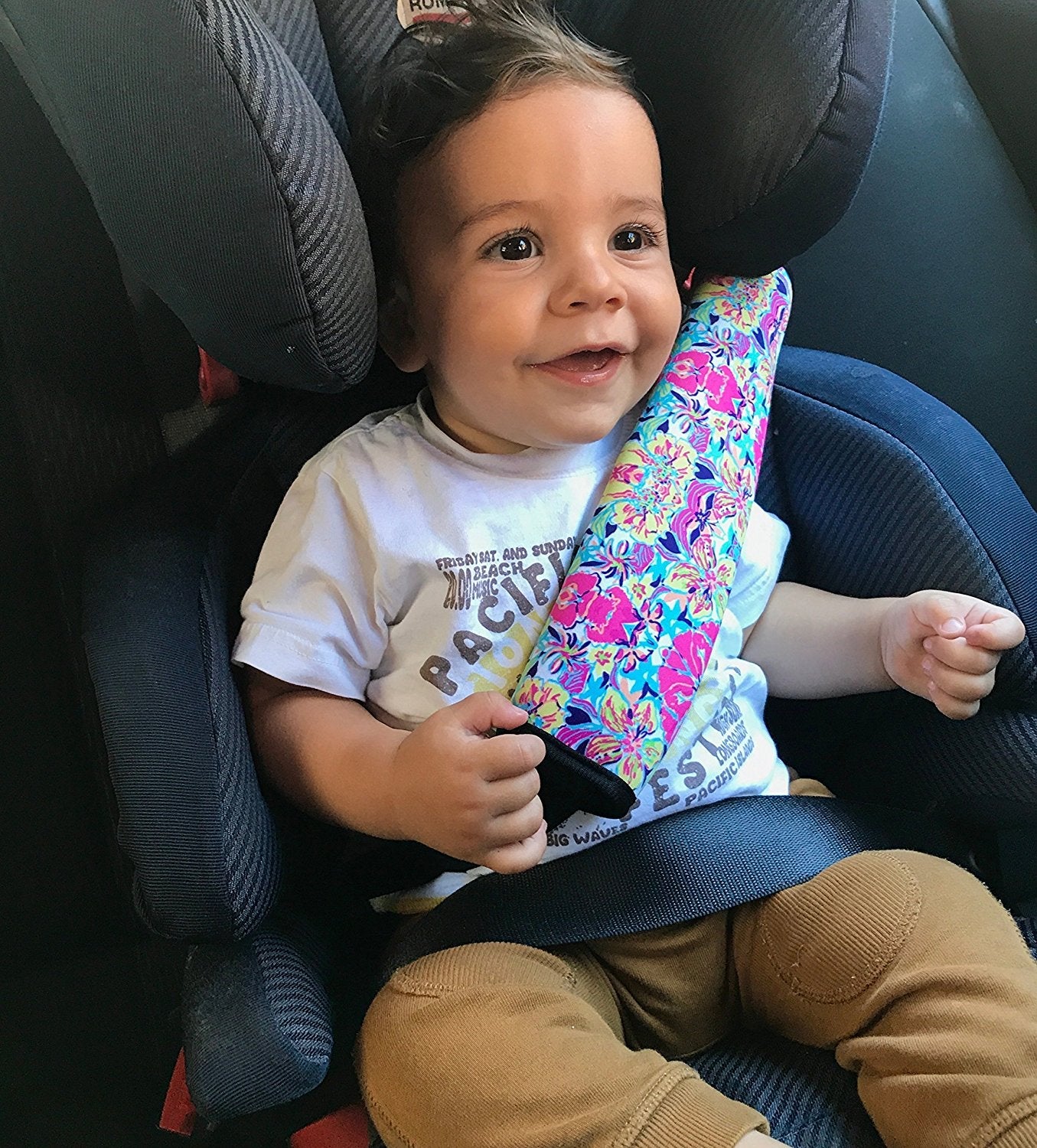 Auto Gurtschutz Blumen