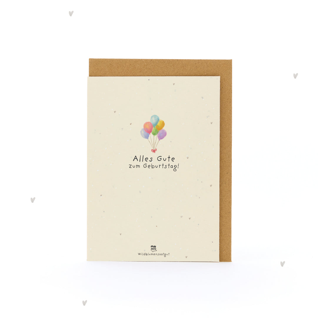 Saatpapier Grußkarten