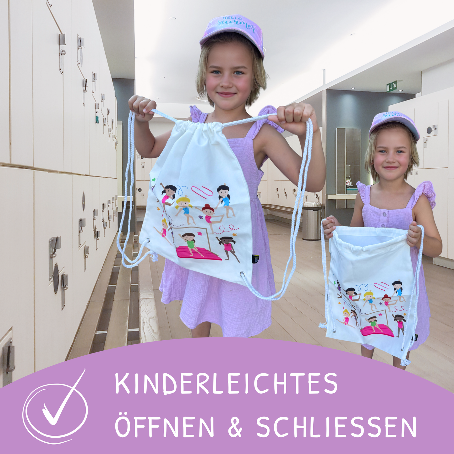 Kinder Turnbeutel Turnerinnen