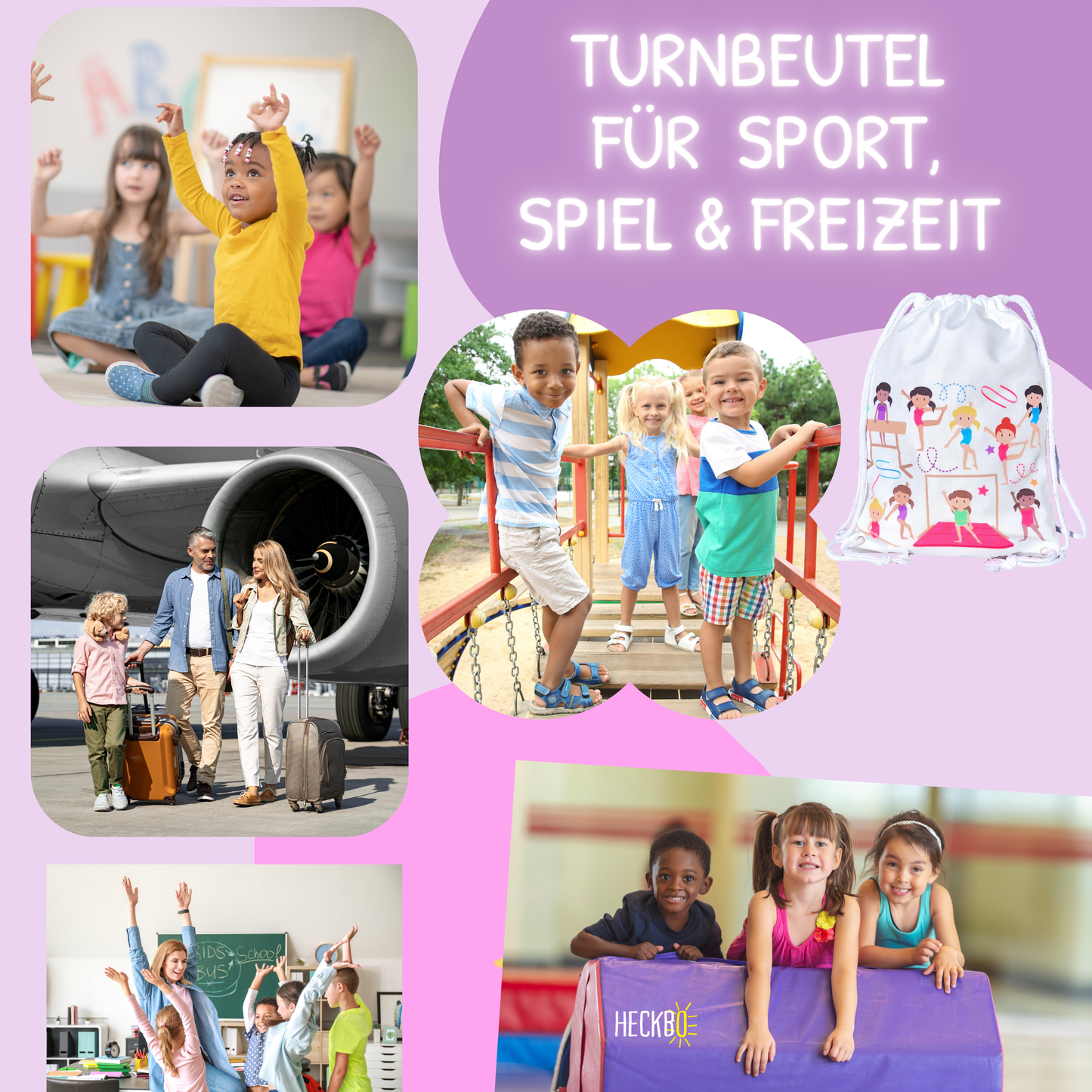 Kinder Turnbeutel Turnerinnen