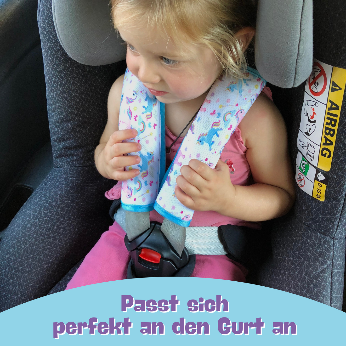 Auto Gurtschutz Einhorn