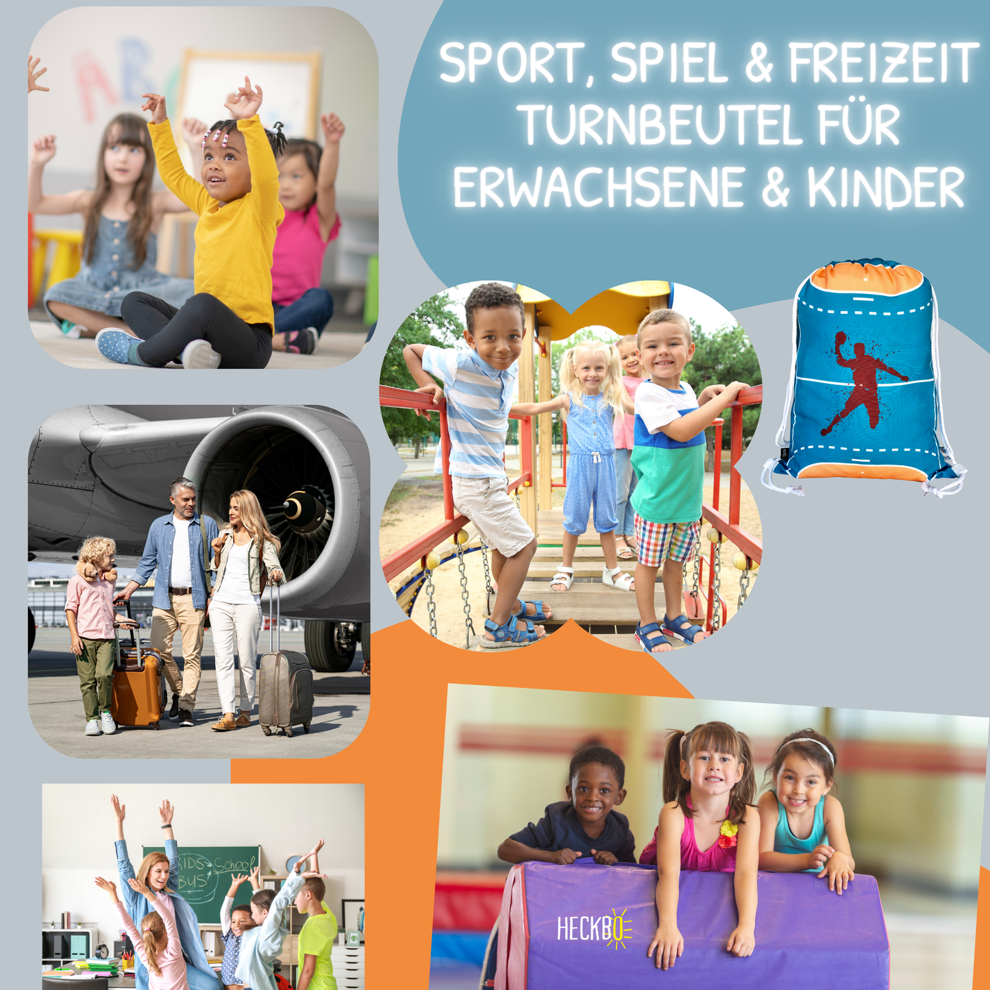 Kinder Turnbeutel Handball