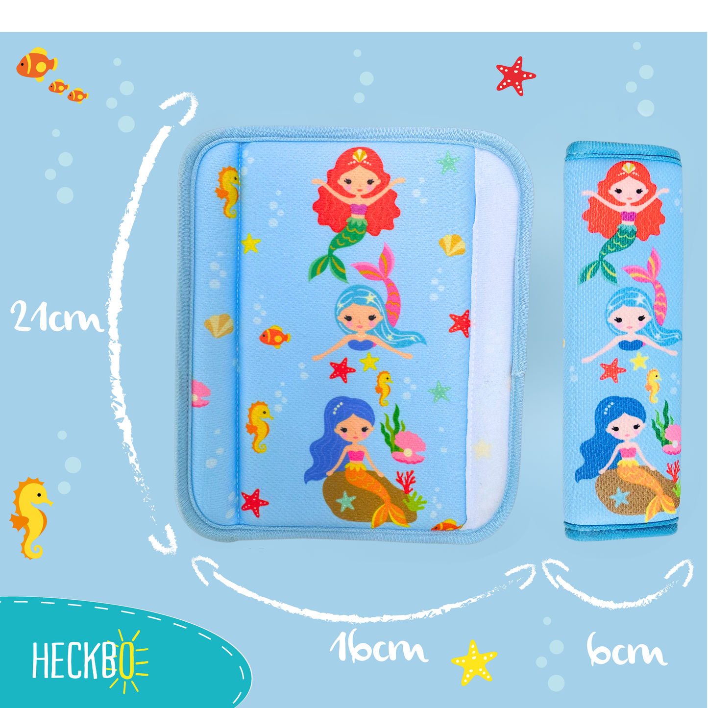 Auto Gurtschutz Meerjungfrau