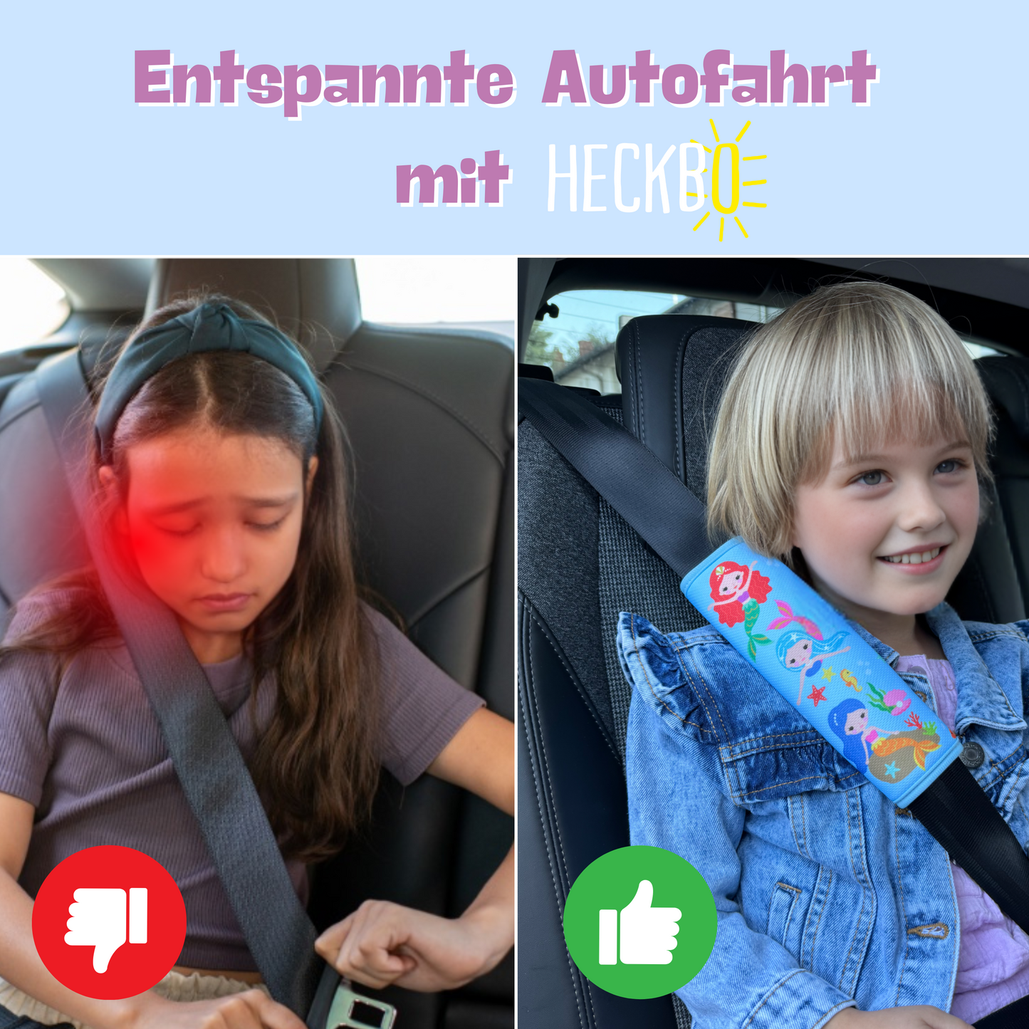 Auto Gurtschutz Meerjungfrau