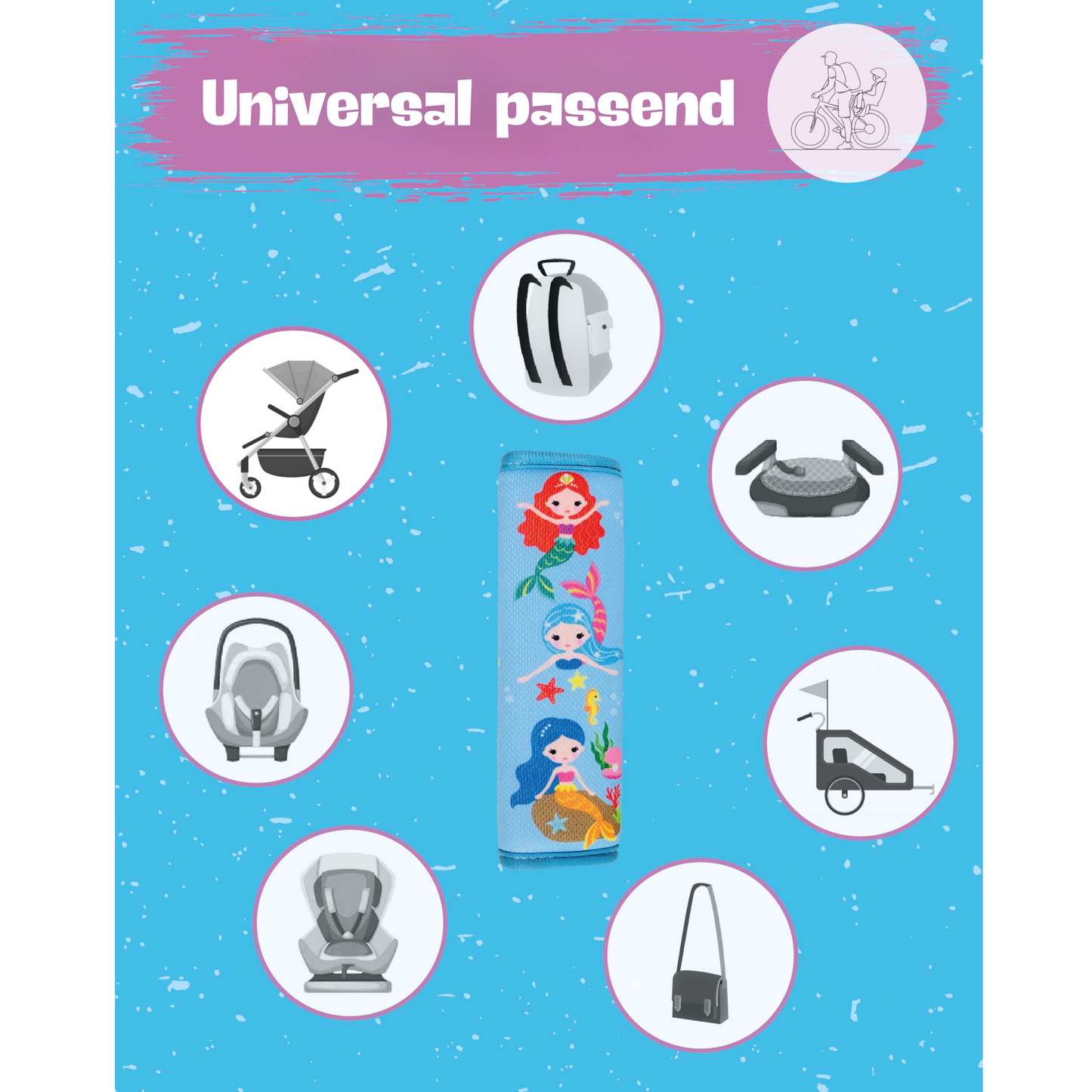 Auto Gurtschutz Meerjungfrau