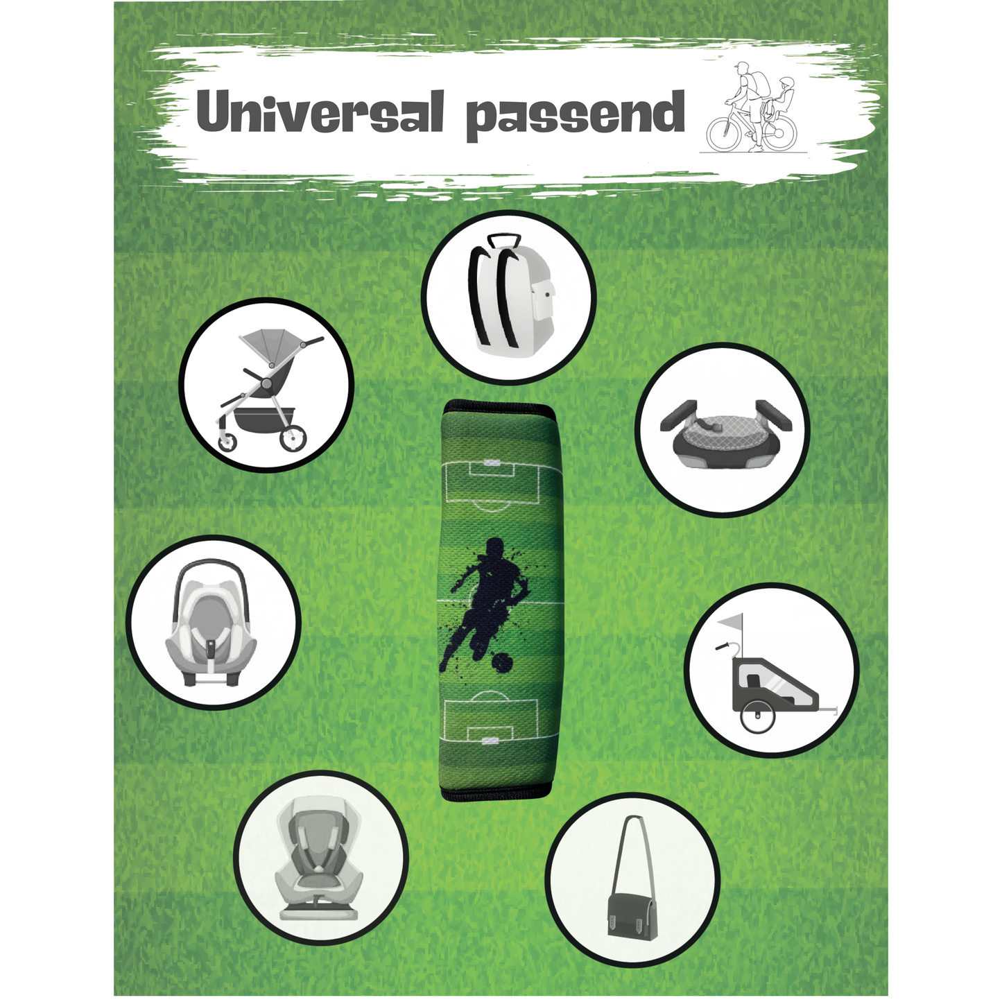 Auto Gurtschutz Fussball