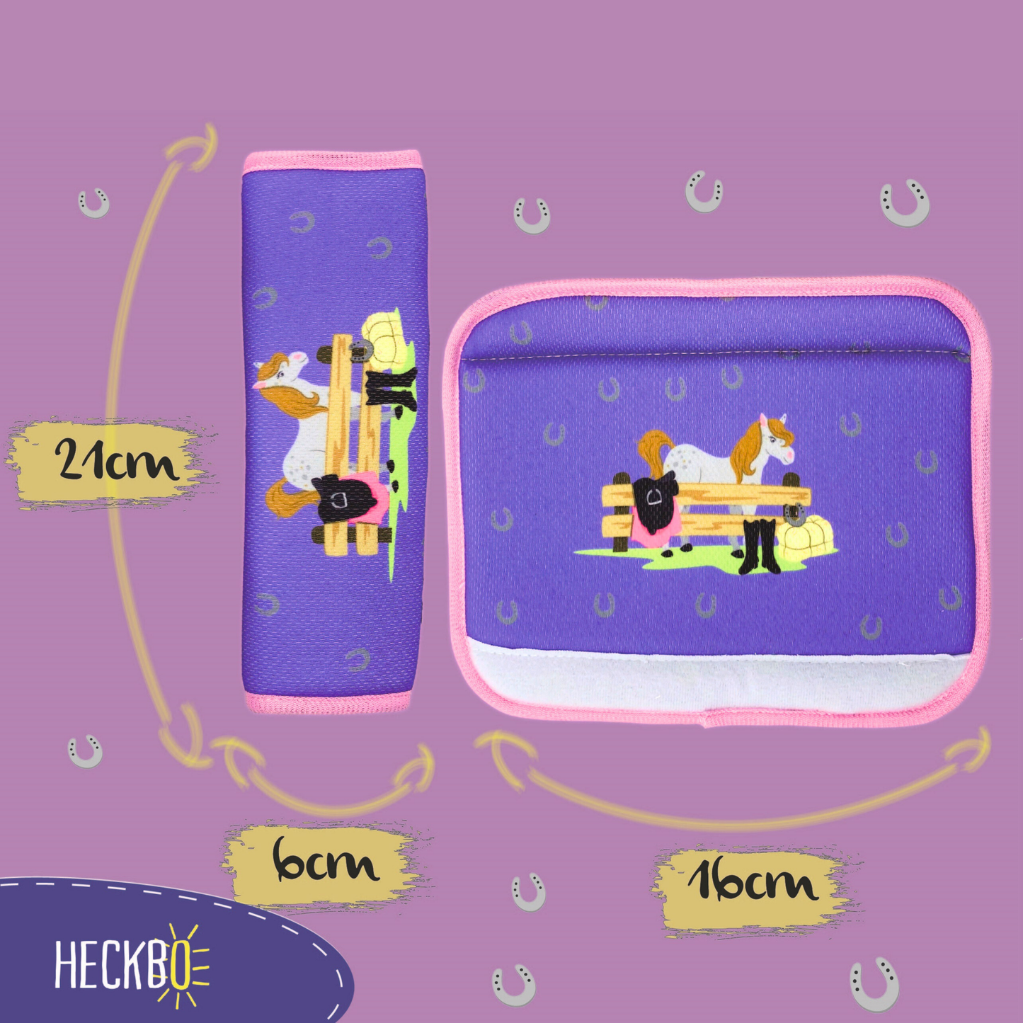 Auto Gurtschutz Pferd