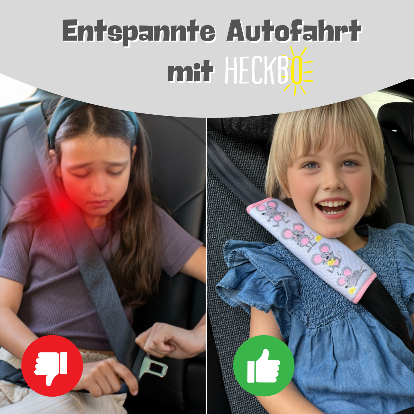 Auto Gurtschutz Maus