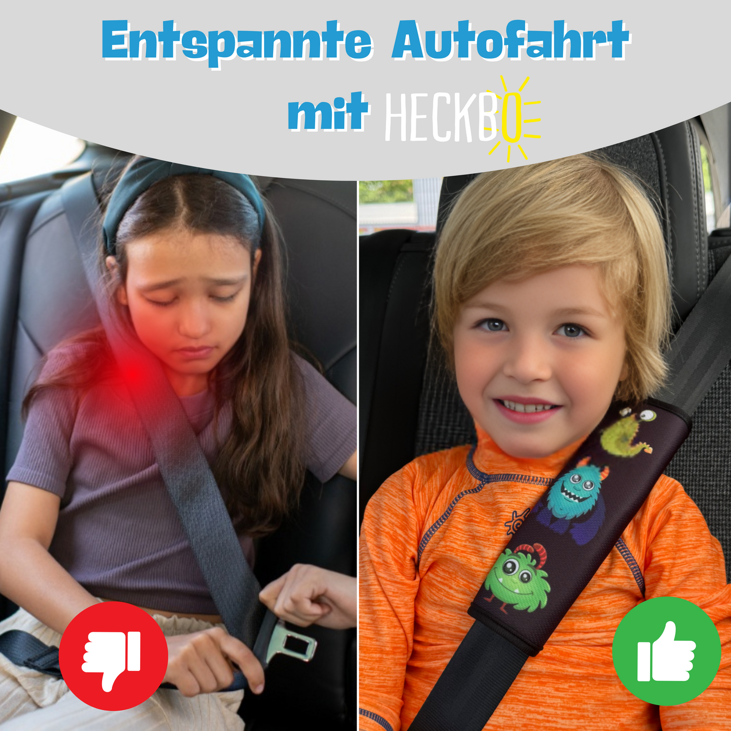 Auto Gurtschutz Monster
