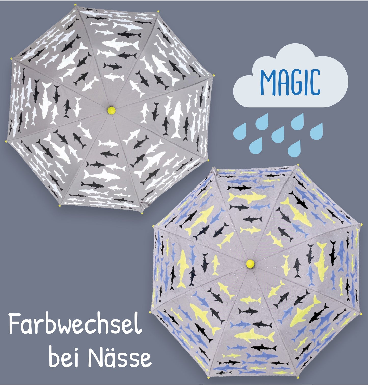 Magic Regenschirm Hai