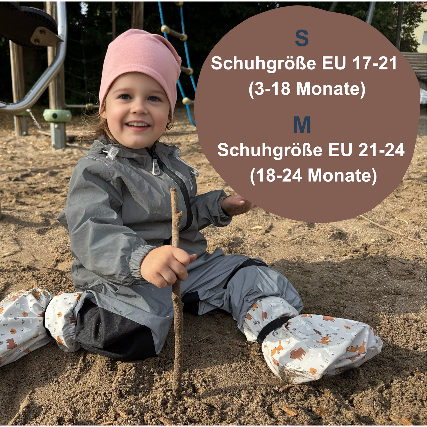 Füßlinge ohne Innen-Futter - Waldtiere