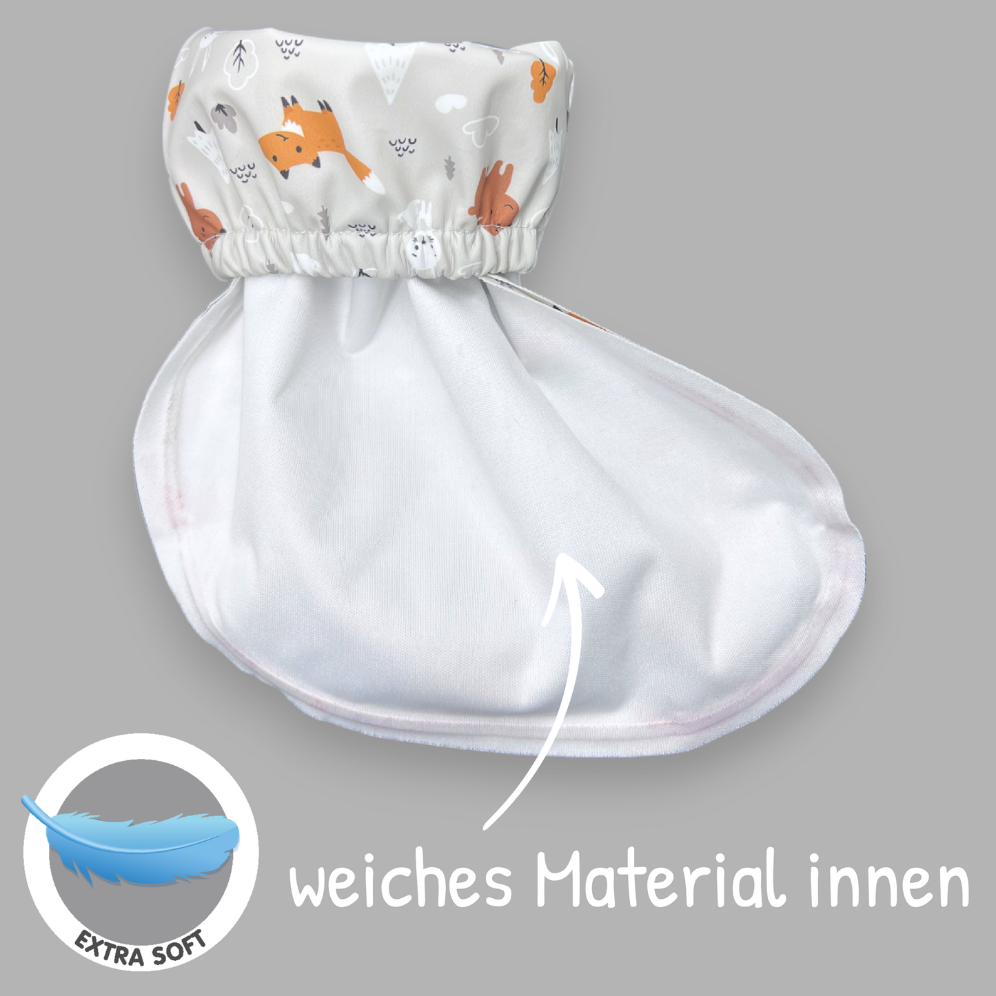 Füßlinge ohne Innen-Futter - Waldtiere