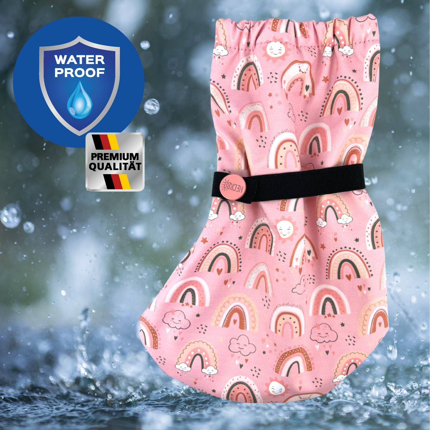 Füßlinge ohne Innen-Futter - Regenbogen