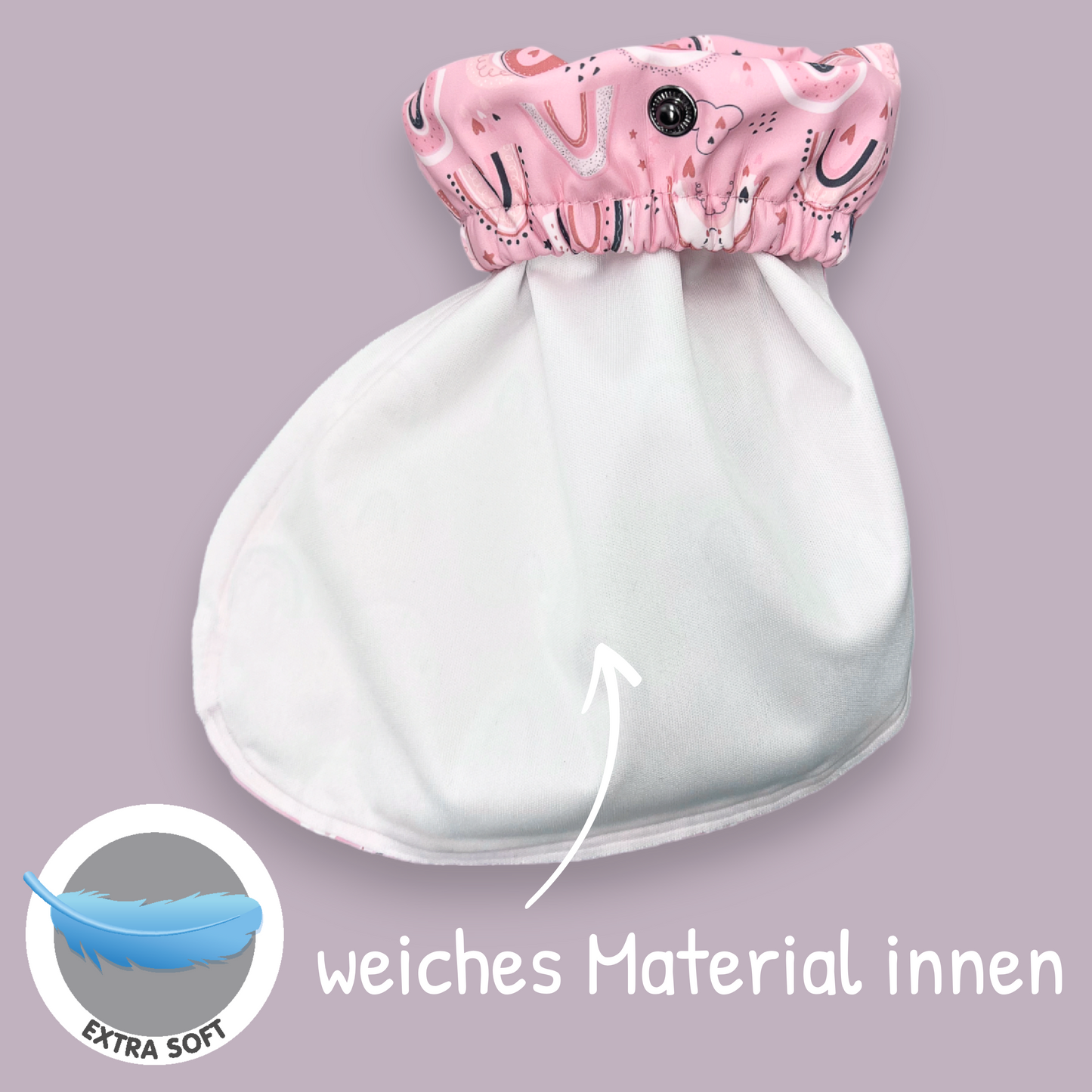 Füßlinge ohne Innen-Futter - Regenbogen