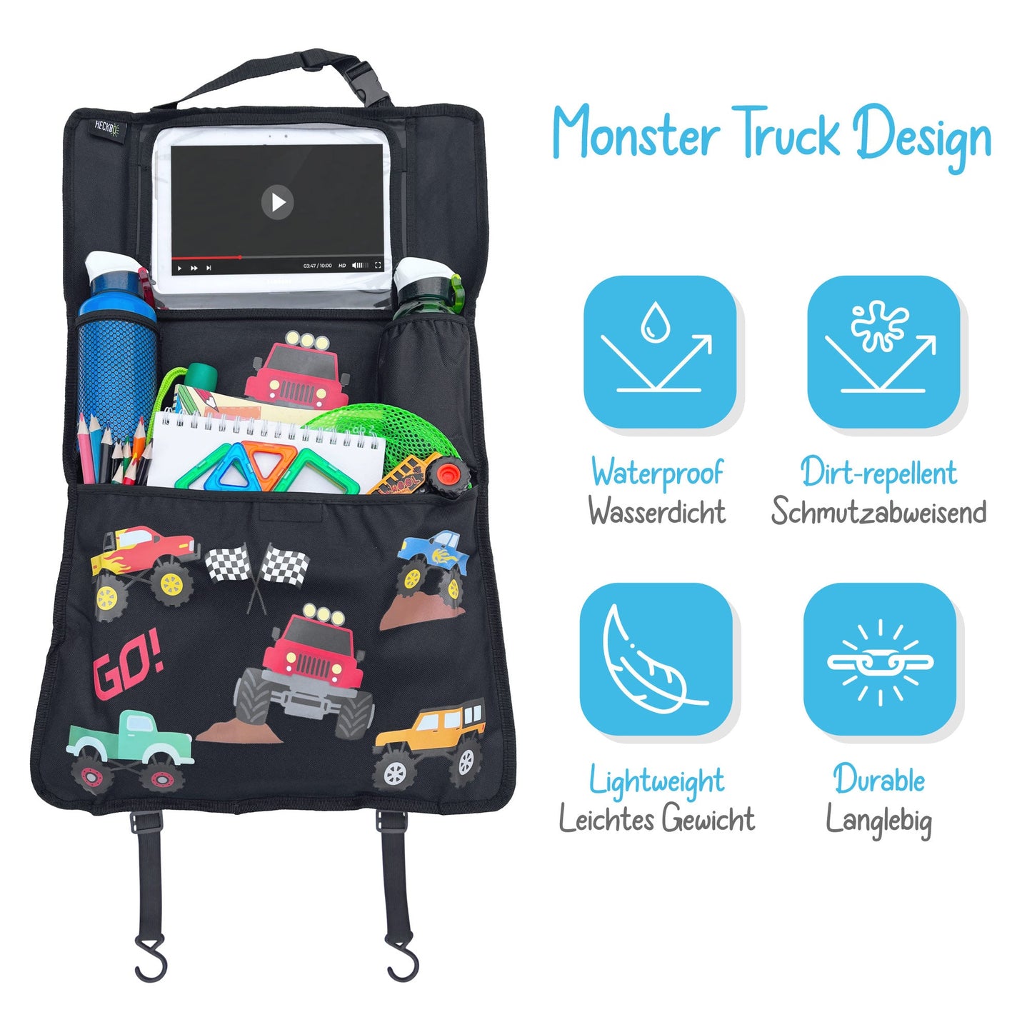 Auto Rücksitz Organizer - Monster Truck
