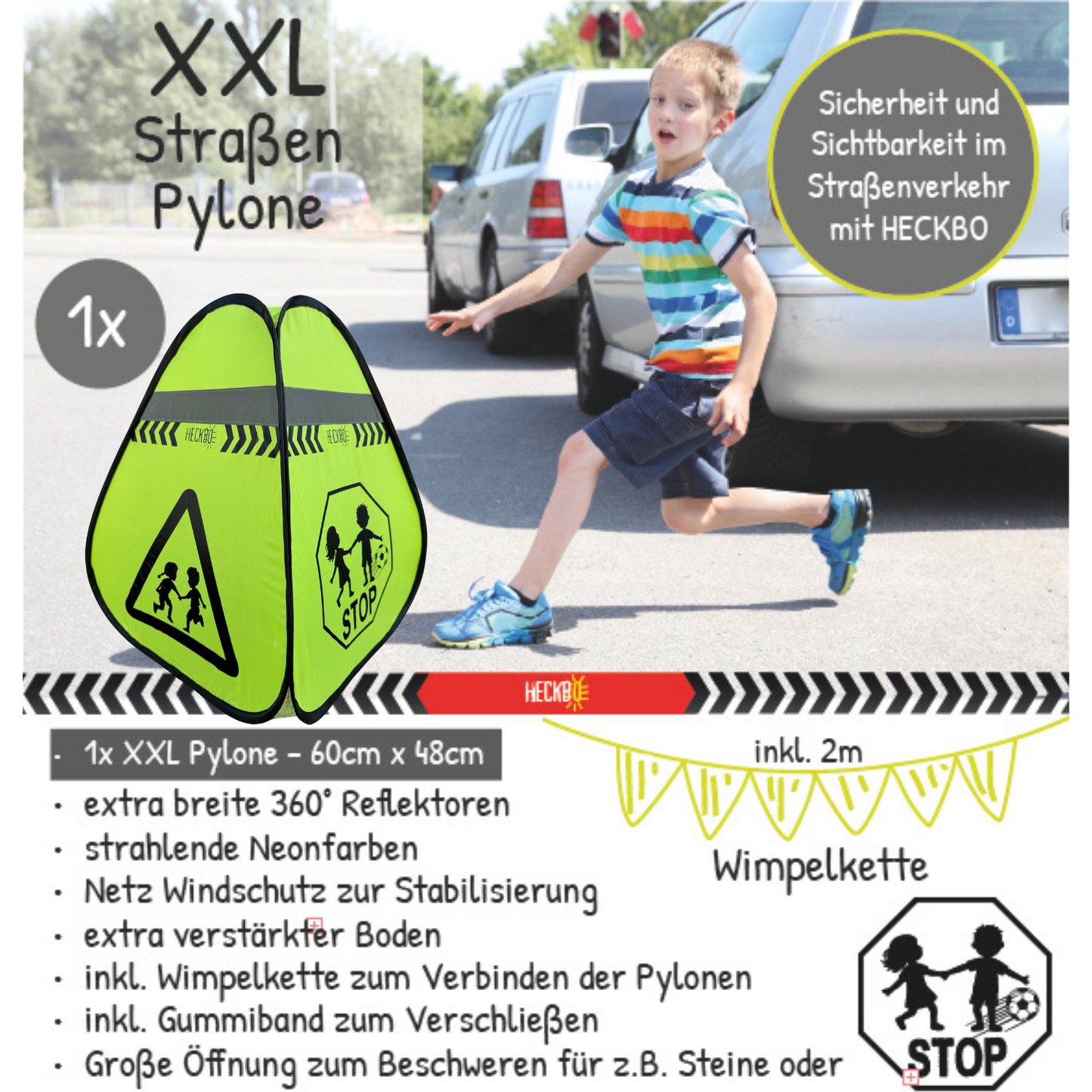 Straßenwarnschild Achtung spielende Kinder