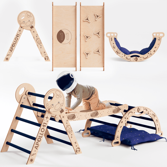 Apollo 4-in-1 Kletterset für kleine Astronauten (1-3 Jahre)