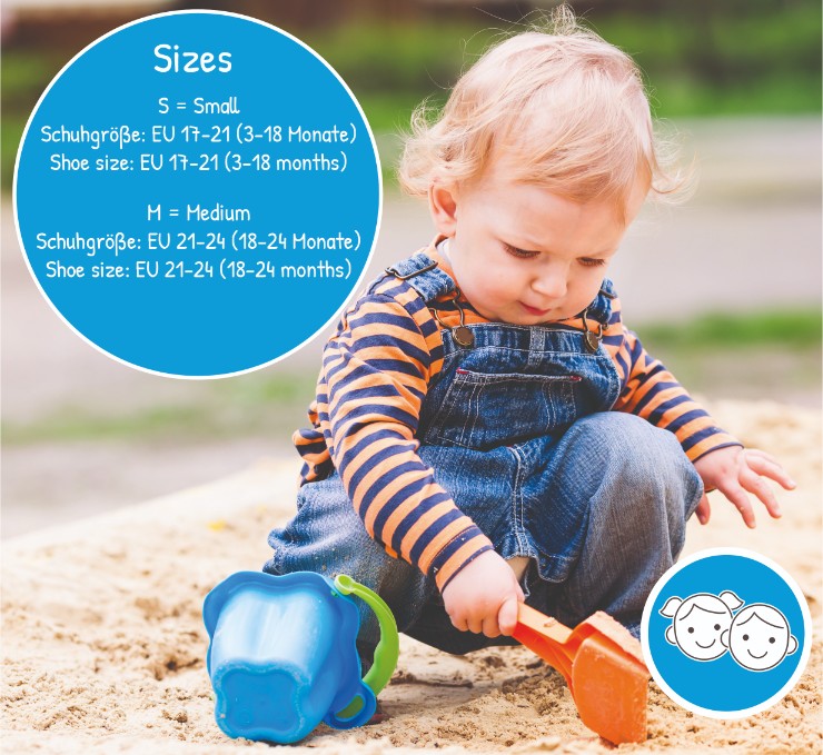 Regenfüßlinge mit Vlies - Regenbogen