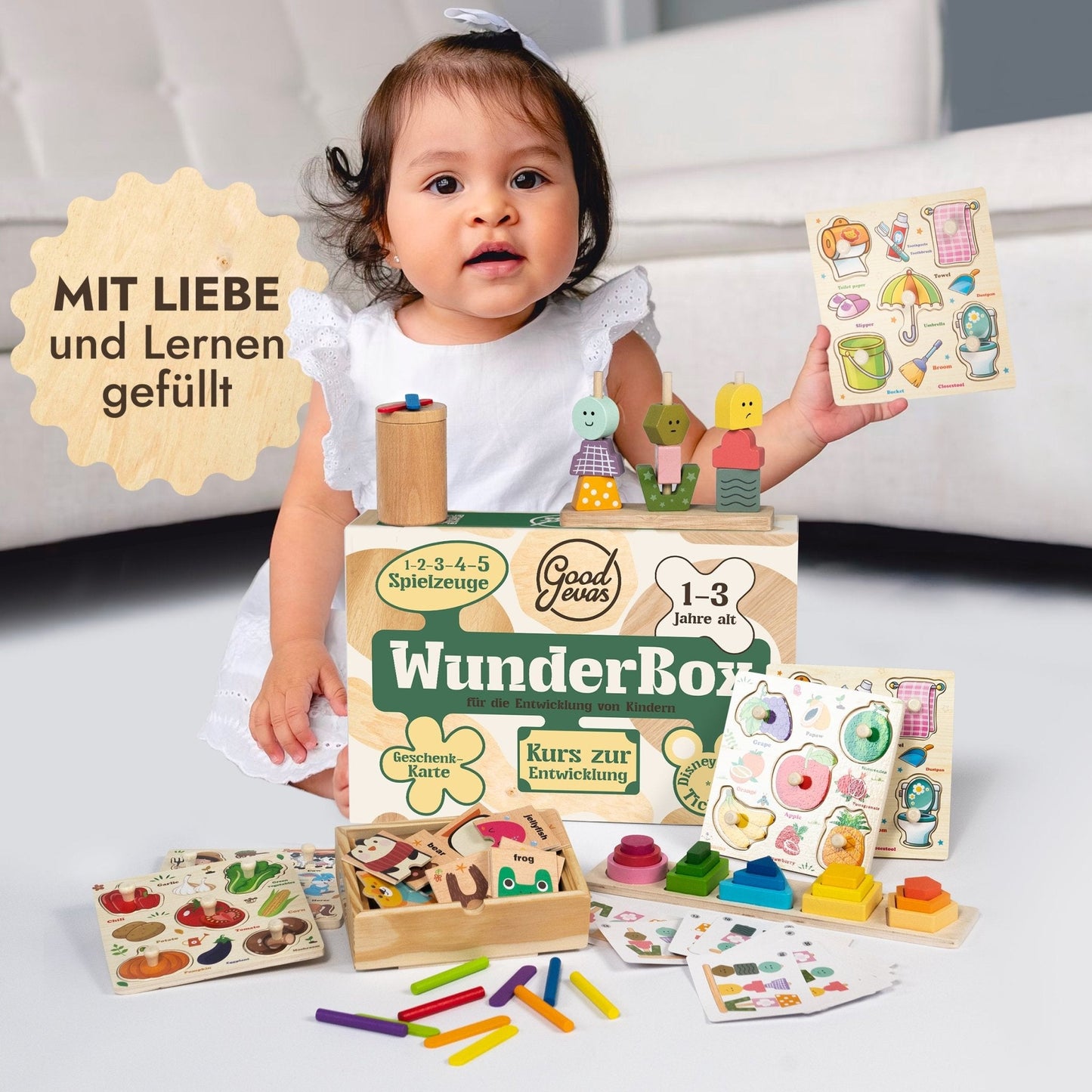 WunderBox 1-3 Jahre - Entwicklungsboxen für die Kleinsten
