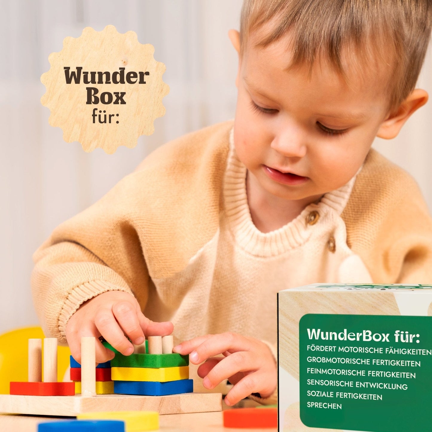 WunderBox 1-3 Jahre - Entwicklungsboxen für die Kleinsten