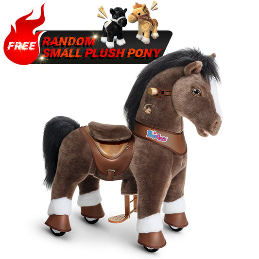 Modell Y®, schokoladenbraunes Reitpferd, Spielzeug für 3–4 Jahre