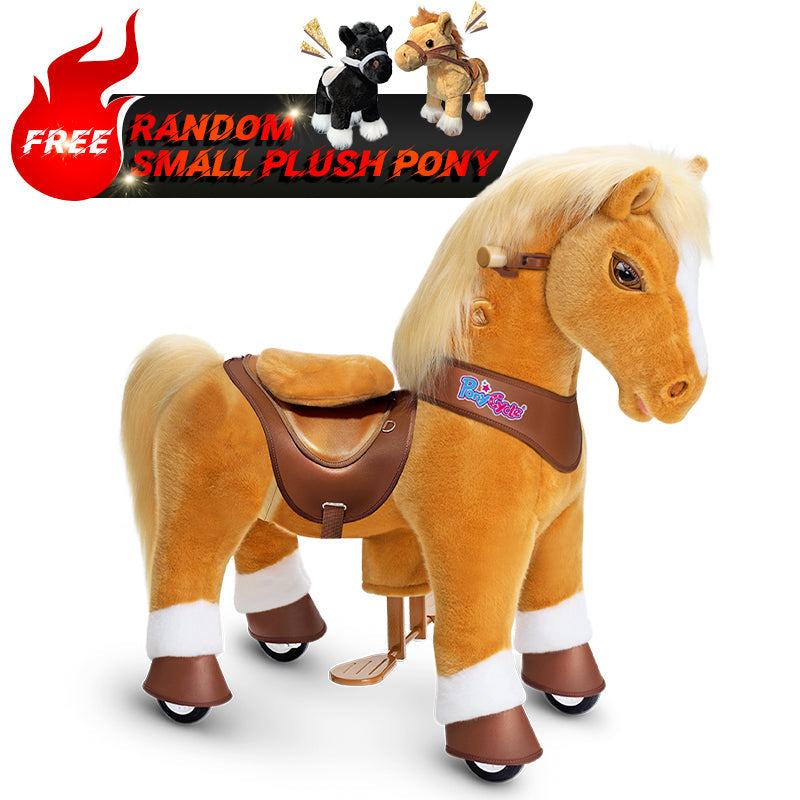 Modell Y®, hellbraunes Reitpferd, Spielzeug für 3–4 Jahre