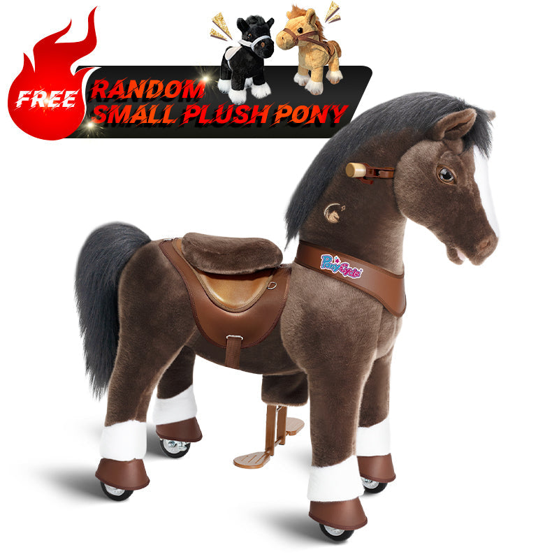 Modell Y®, schokoladenbraunes Reitpferd, Spielzeug für 3–4 Jahre